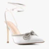 HARLEY WHITE SATIN -Women Shoe Store A636 1