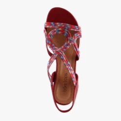RANDI RED MULTI -Women Shoe Store J1435 4