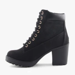 NAIPALM BLACK SUEDE -Women Shoe Store L2366 3