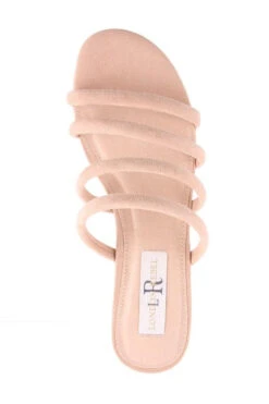 GIZAA NUDE SUEDE/CLEAR -Women Shoe Store L3472.NUS 5