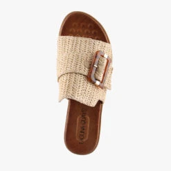 MIVARI BEIGE RAFFIA -Women Shoe Store M1094 4
