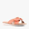 FABRIC ORANGE LINEN -Women Shoe Store Q2112 1