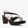 CLARINDA BLACK SATIN -Women Shoe Store Q2139 1