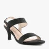 NUKE BLACK SATIN -Women Shoe Store S1750 1