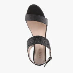 NUKE BLACK SATIN -Women Shoe Store S1750 4