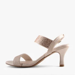 NUKE CHAMPAGNE SATIN -Women Shoe Store S1751 3