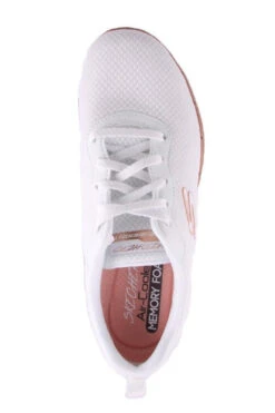 Skechers FA3-FIRST INSIGHT WHITE/GOLD -Women Shoe Store S439.WHT 5