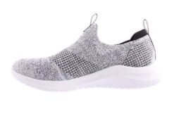 Skechers UF2-PRETTY DAZZLING WHITE/BLK -Women Shoe Store S449.WHT 2