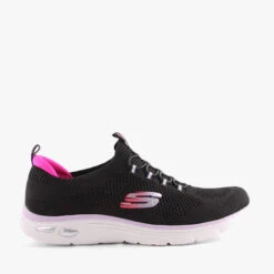 Skechers EDL-PARADISE SKY BLACK/PINK -Women Shoe Store S454.BLK 2