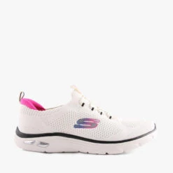 Skechers EDL-PARADISE SKY WHITE/BLACK -Women Shoe Store S455.WHT 2