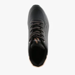 Skechers UNO-SHIMMER AWAY BLACK/WHITE -Women Shoe Store S510 4