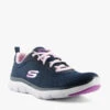 Skechers FA3-BRILLIANT VIEW NAVY/LAVENDER -Women Shoe Store S518 1