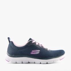 Skechers FA3-BRILLIANT VIEW NAVY/LAVENDER -Women Shoe Store S518 2