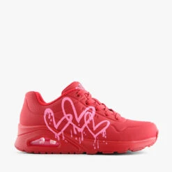 Skechers UNO-DRIPPING IN LOVE RED/PINK -Women Shoe Store S551 2