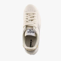 Diadora GAME STEP-PREMIUM WHITE/GOLD -Women Shoe Store Z97.WHT 4